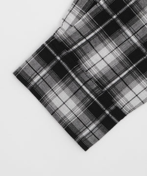 フードチェックBIGシャツ