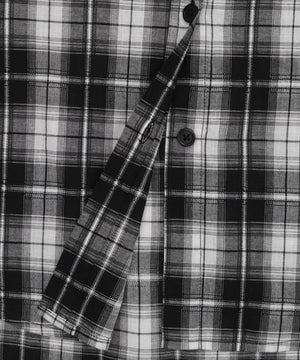 フードチェックBIGシャツ