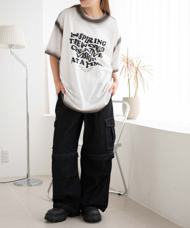 デニムブラック モデル：155cm F着用