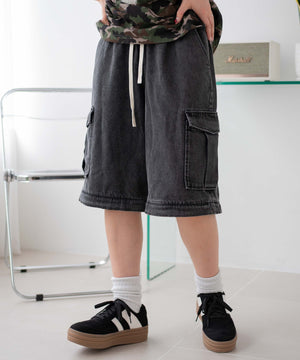 デニムブラックソノタ モデル：155cm F着用