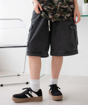 デニムブラックソノタ モデル：155cm F着用