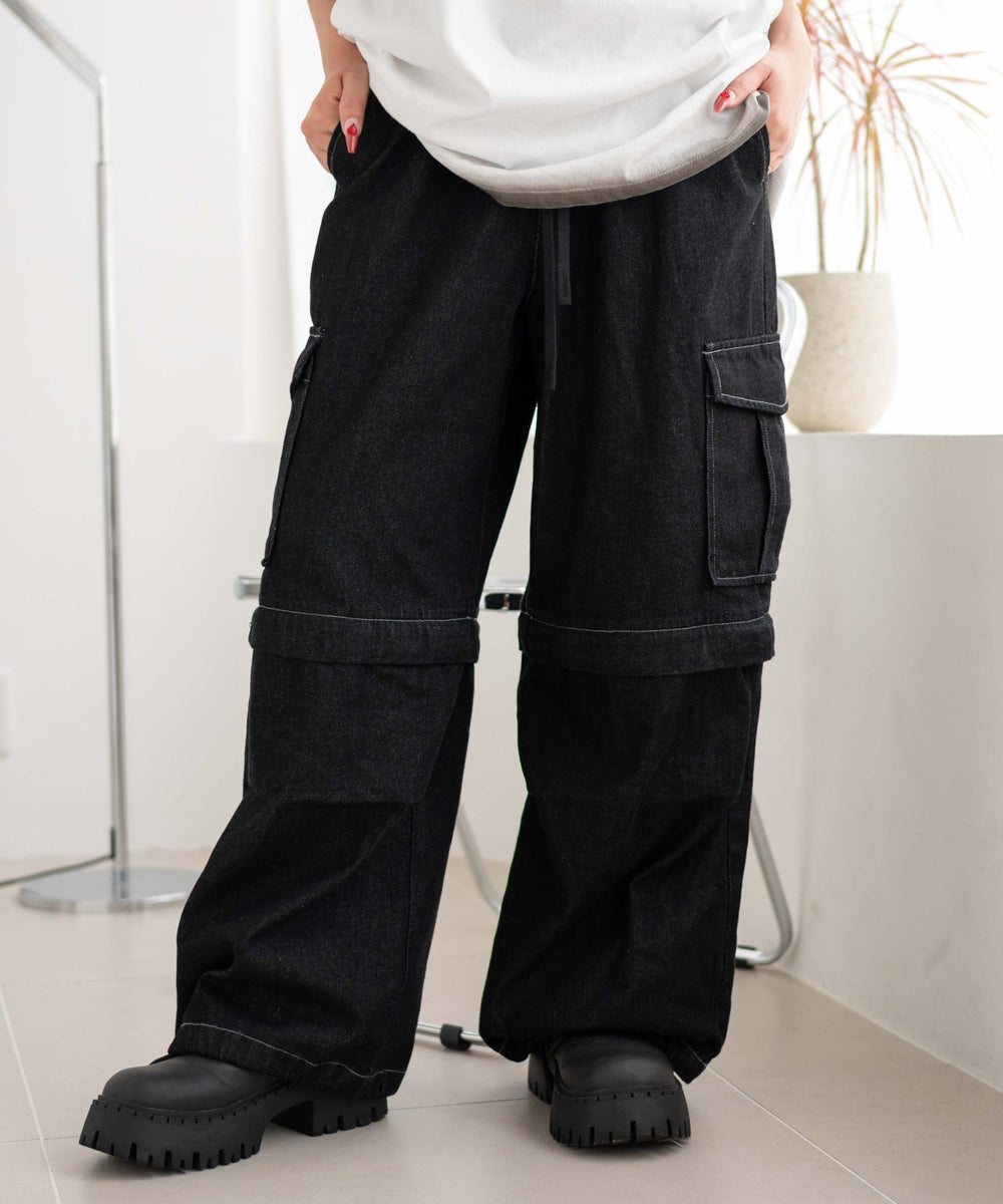 デニムブラック モデル：155cm F着用