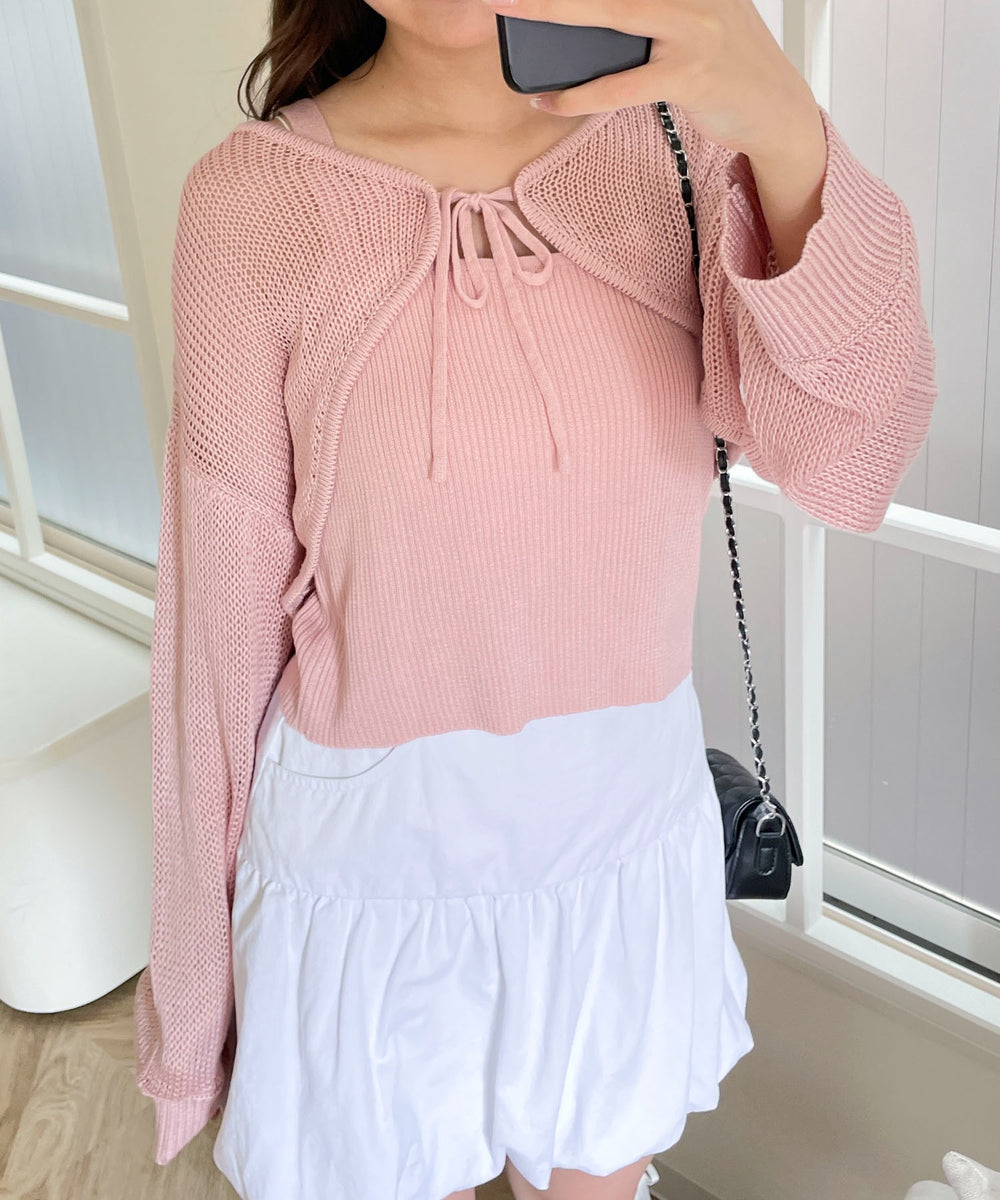 ピンク モデル：160cm F着用