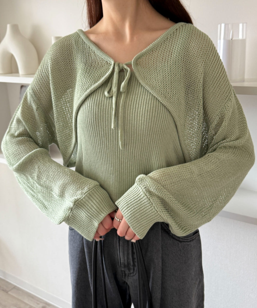 グリーン　モデル:160cm F着用