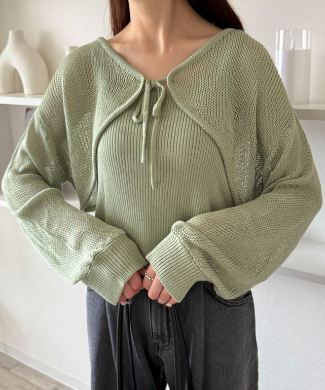 グリーン　モデル:160cm F着用