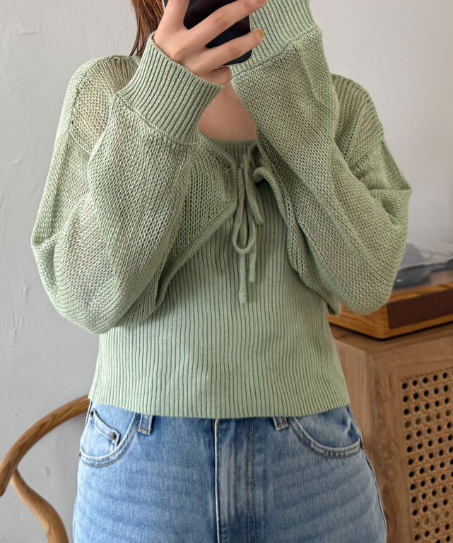 グリーン　モデル:160cm F着用