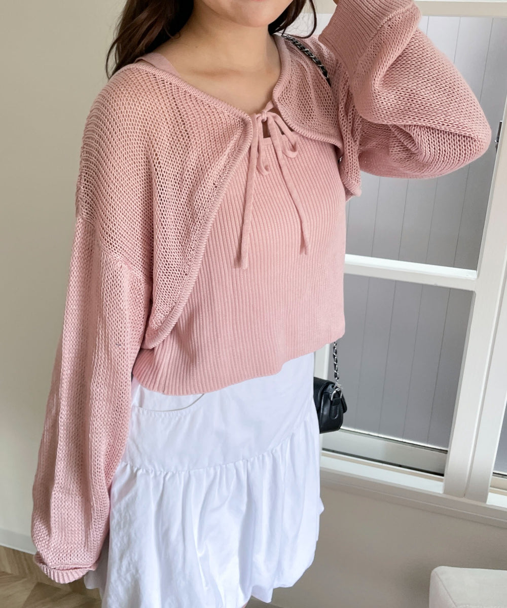 ピンク モデル：160cm F着用