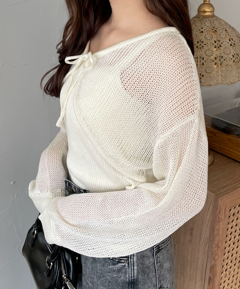 オフホワイト モデル：160cm F着用