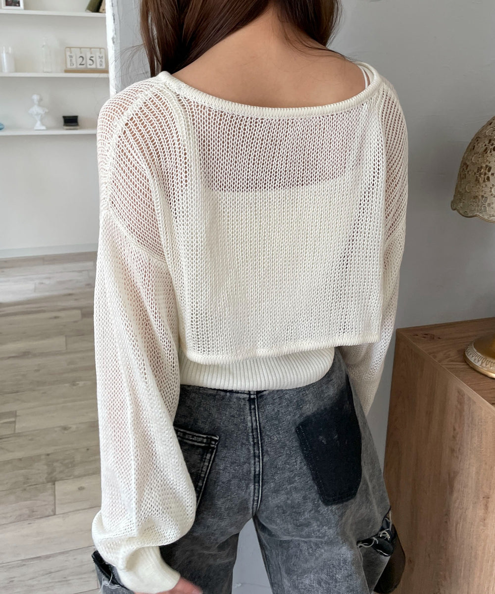 オフホワイト モデル：160cm F着用