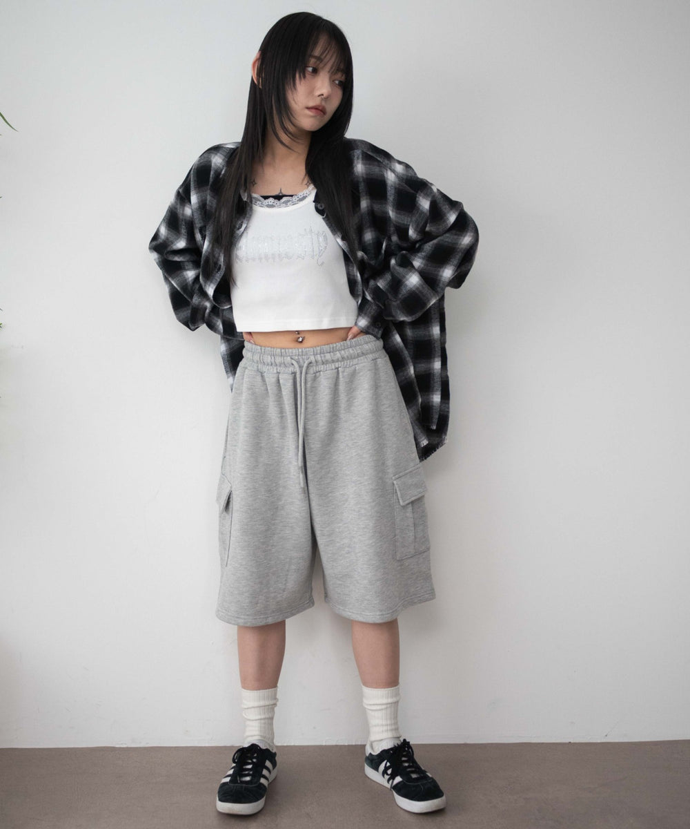 杢グレー モデル：159cm F着用