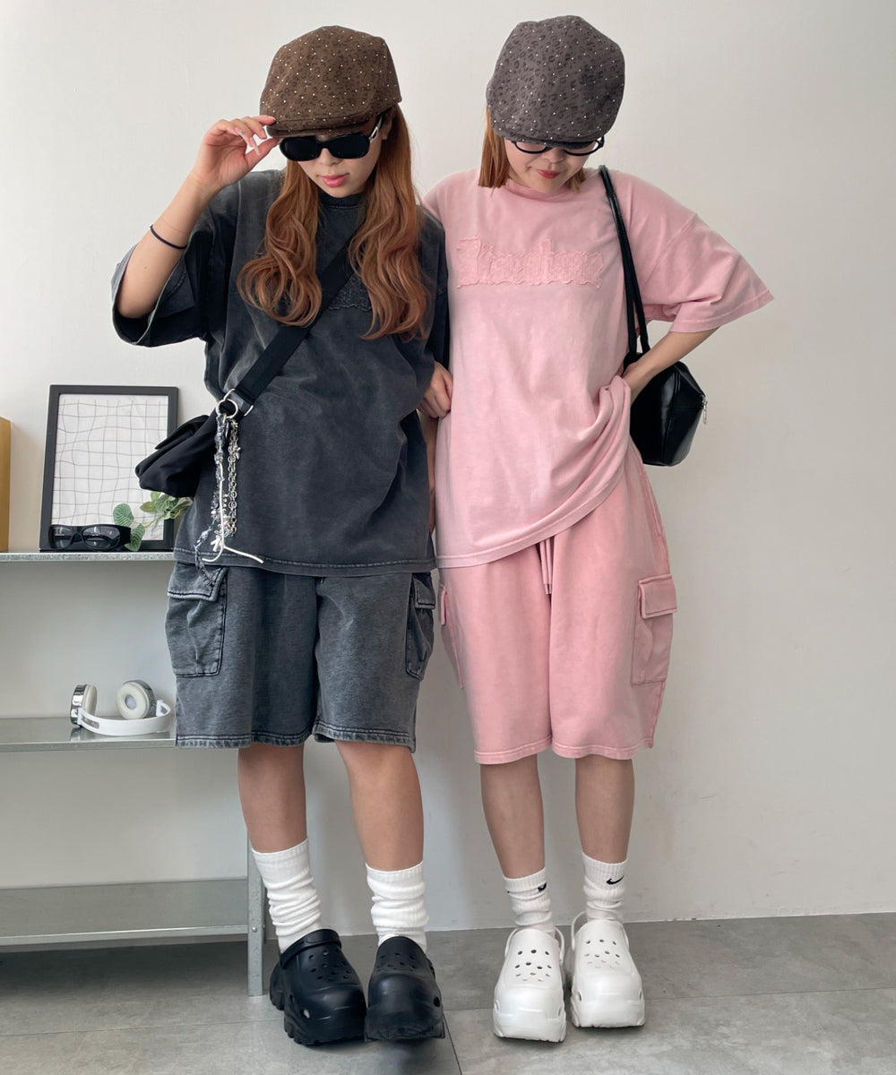 スウェットカーゴハーフパンツ