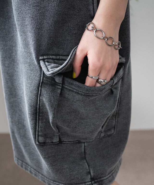 スウェットカーゴハーフパンツ