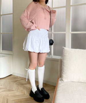 ホワイト モデル：160cm F着用