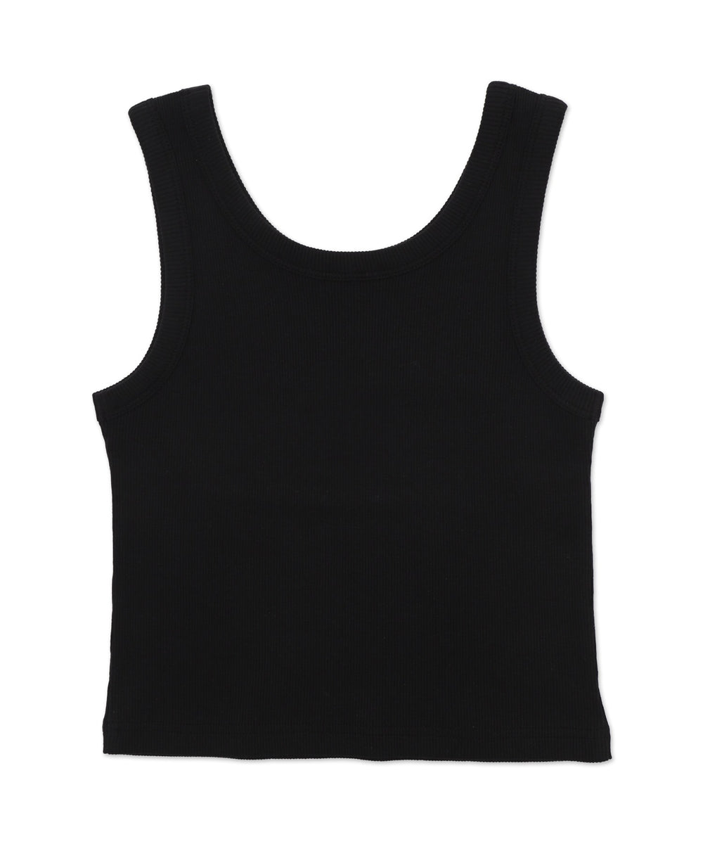 ラインストーンハートグラフィックタンク