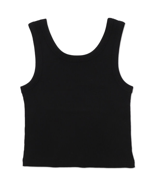 ラインストーンハートグラフィックタンク