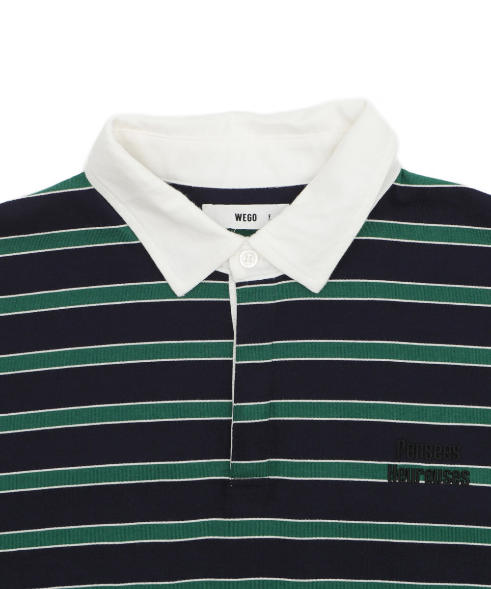 ボーダーラガーシャツ