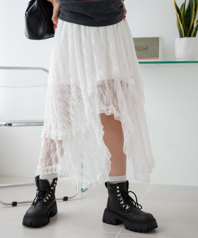 ホワイト モデル：155cm F着用