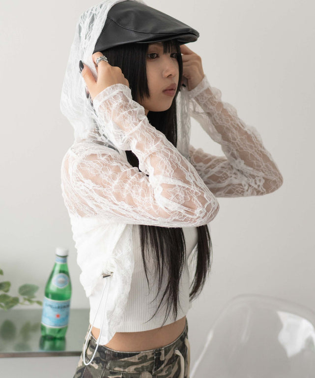 ホワイト　モデル:160cm F着用