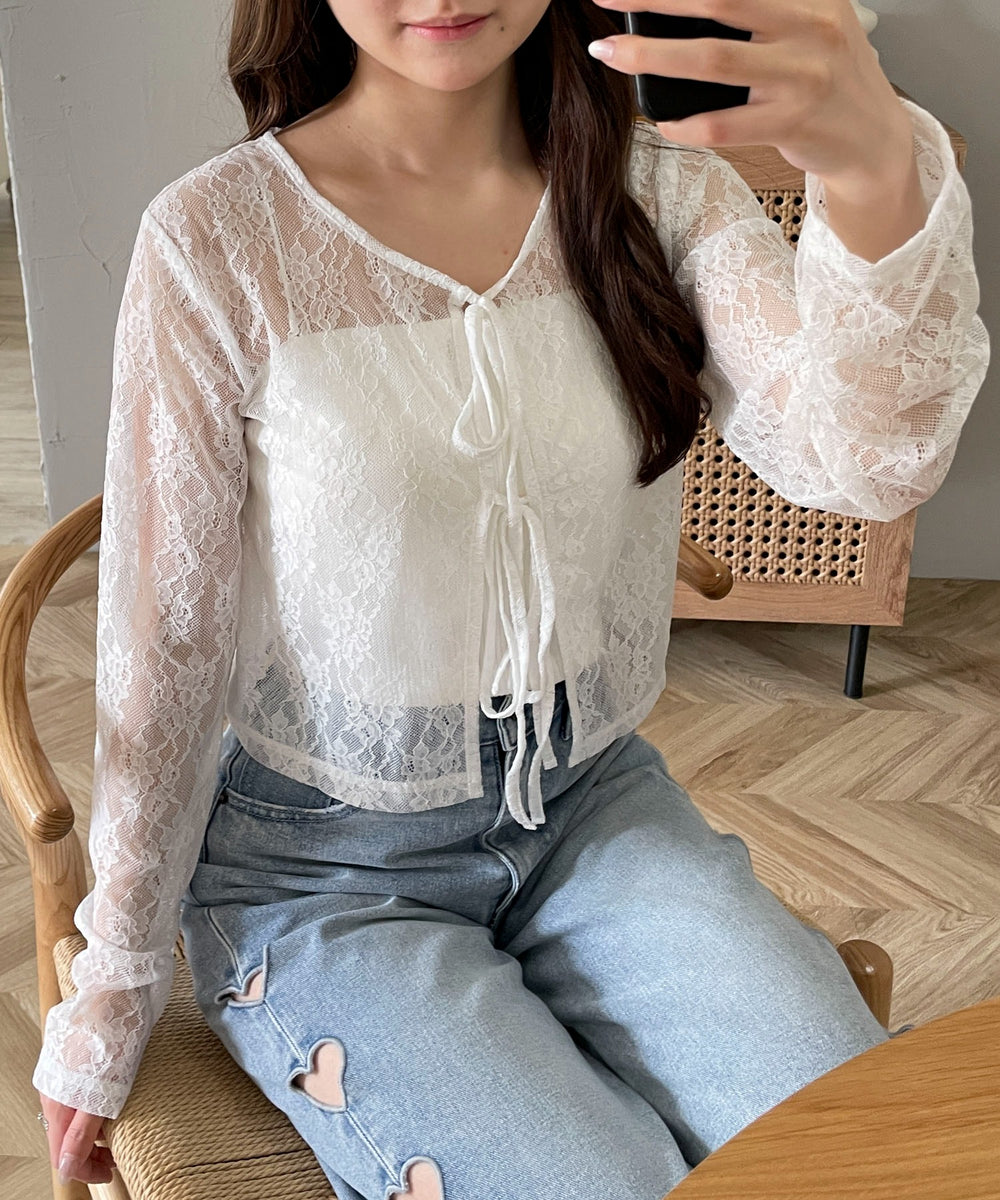 ホワイト モデル：160cm F着用