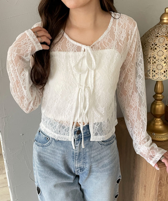 ホワイト モデル：160cm F着用