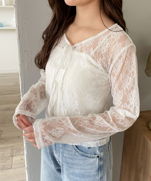 ホワイト モデル：160cm F着用