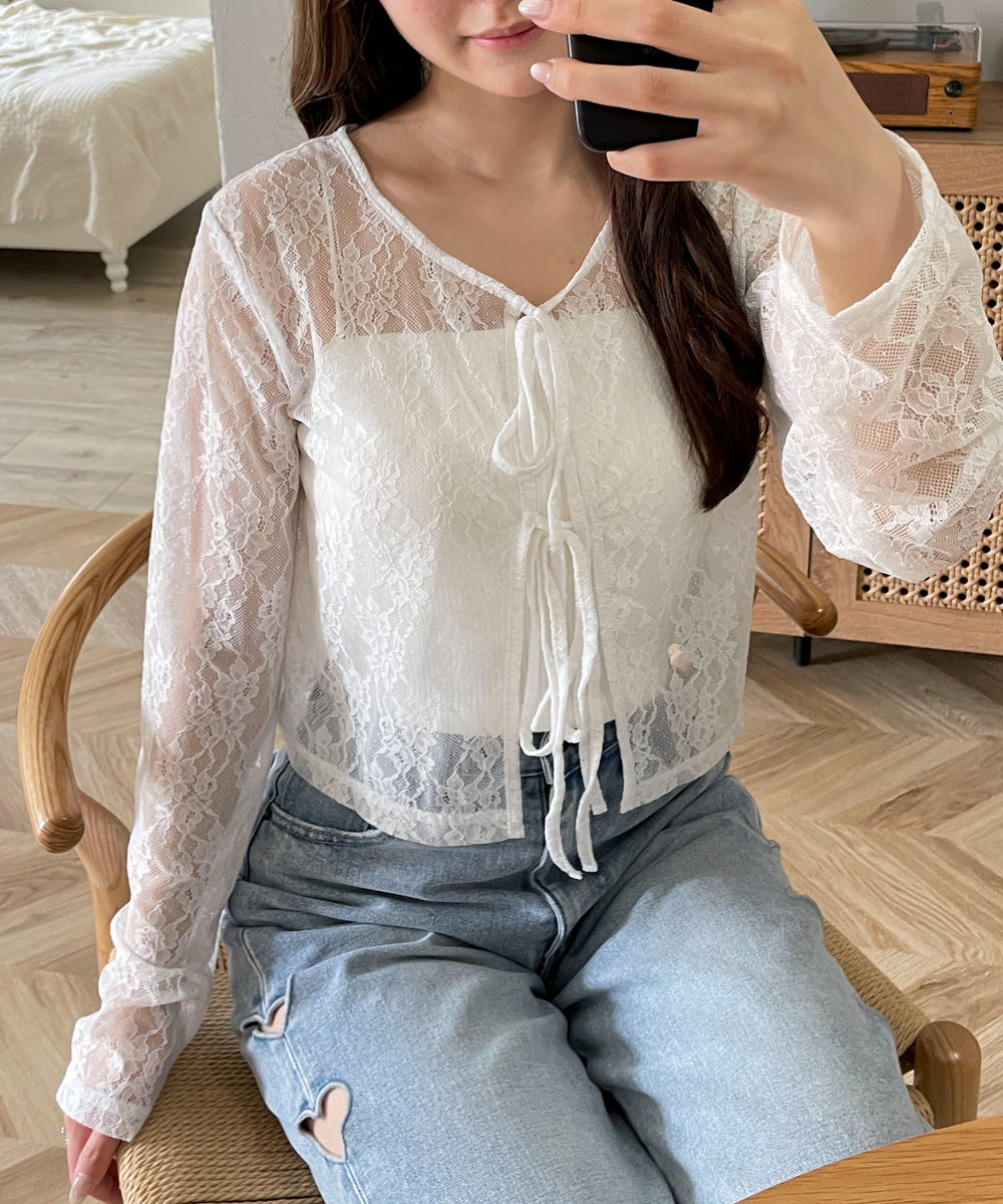 ホワイト モデル：160cm F着用