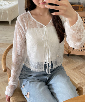 ホワイト モデル：160cm F着用