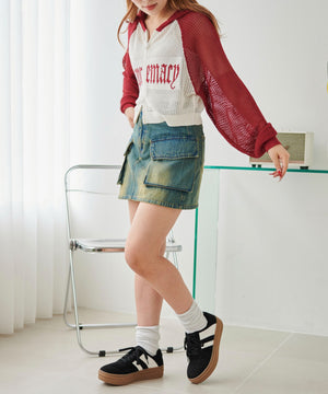 レッド モデル：155cm F着用