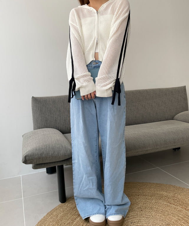 ホワイトアイボリー　モデル:157cm F着用