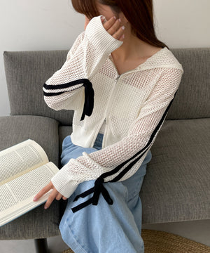 ホワイトアイボリー　モデル:157cm F着用