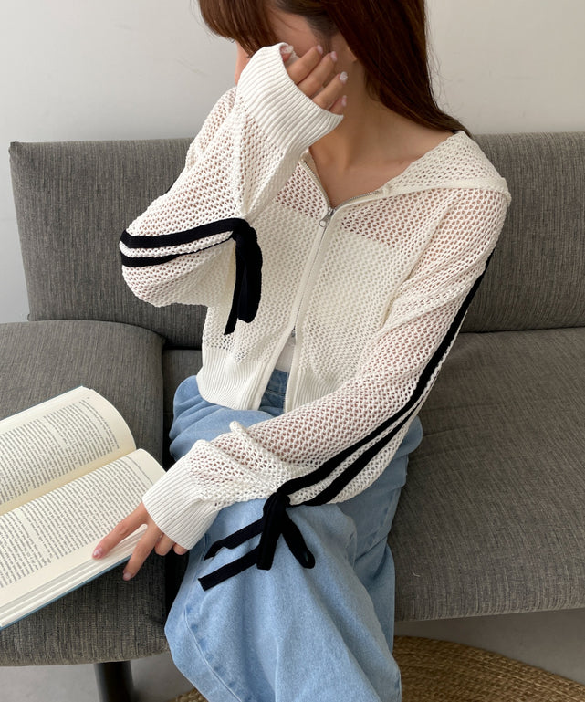 ホワイトアイボリー　モデル:157cm F着用