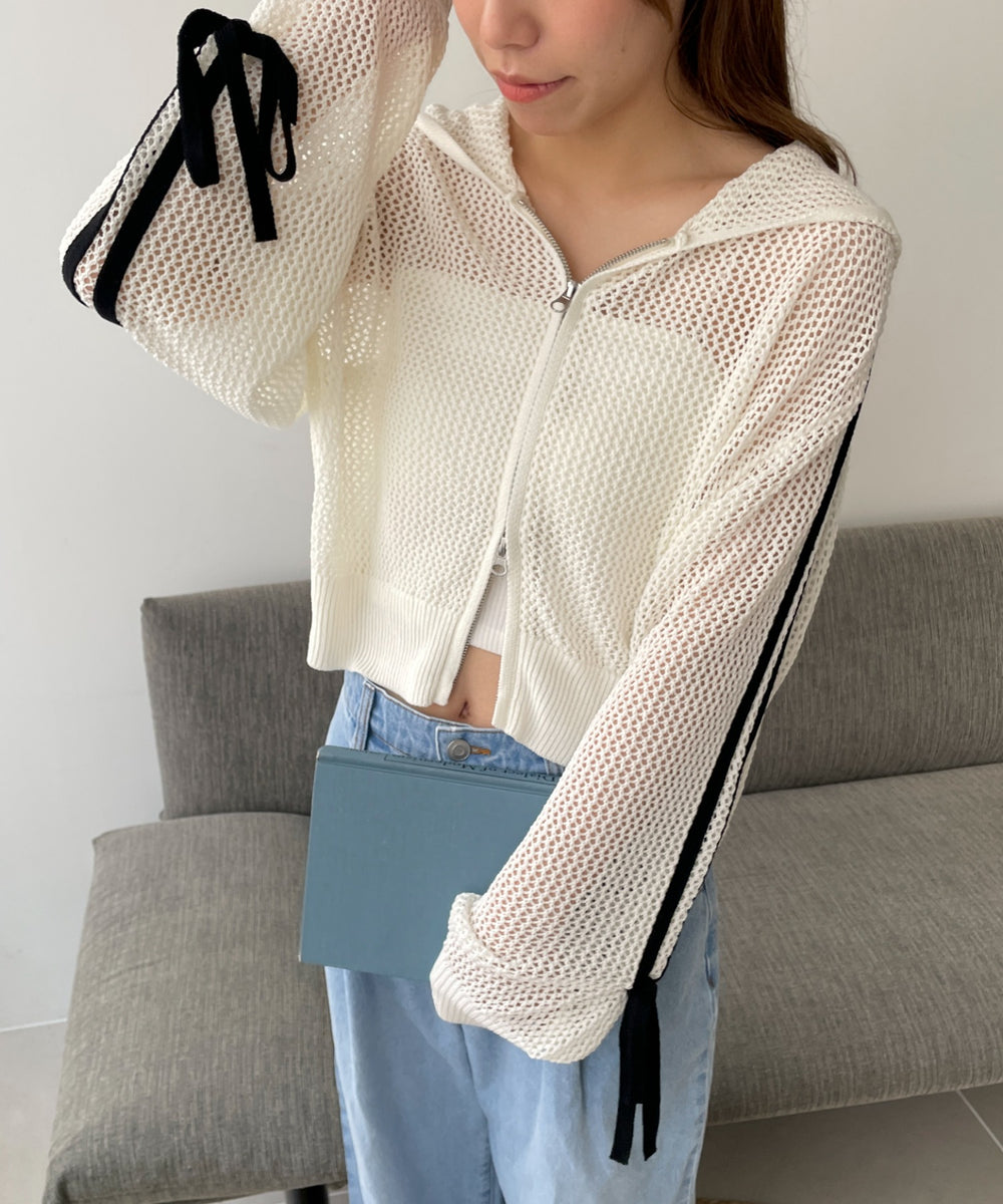 ホワイトアイボリー　モデル:157cm F着用