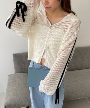 ホワイトアイボリー　モデル:157cm F着用