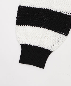 メッシュニットショートパーカー