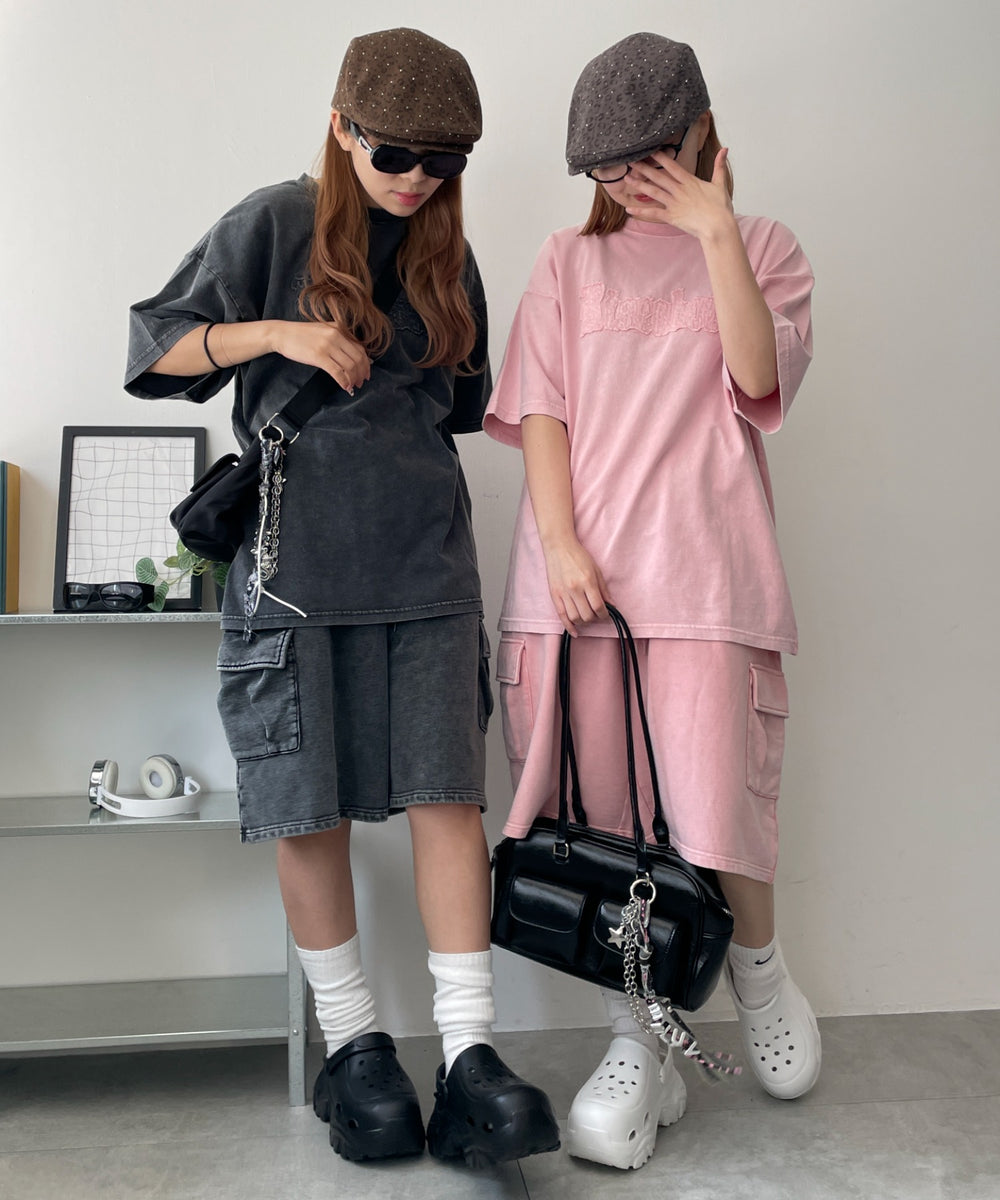 ヴィンテージウォッシュグラフィックビッグT