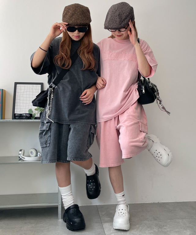 ヴィンテージウォッシュグラフィックビッグT