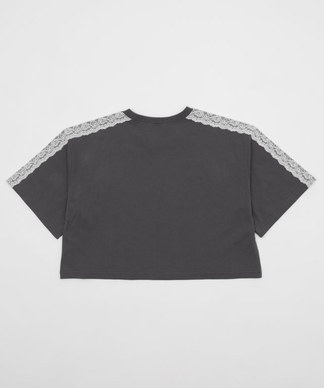 レースショルダーショートT