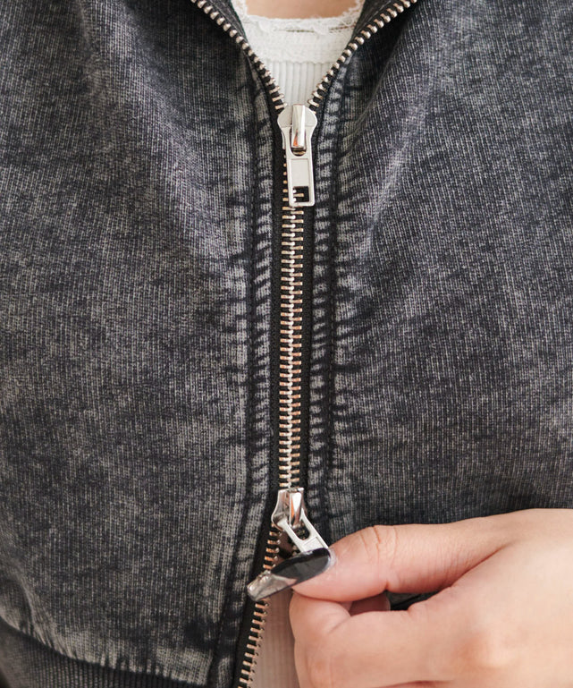 半袖ショートパーカー