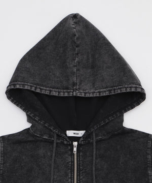 半袖ショートパーカー