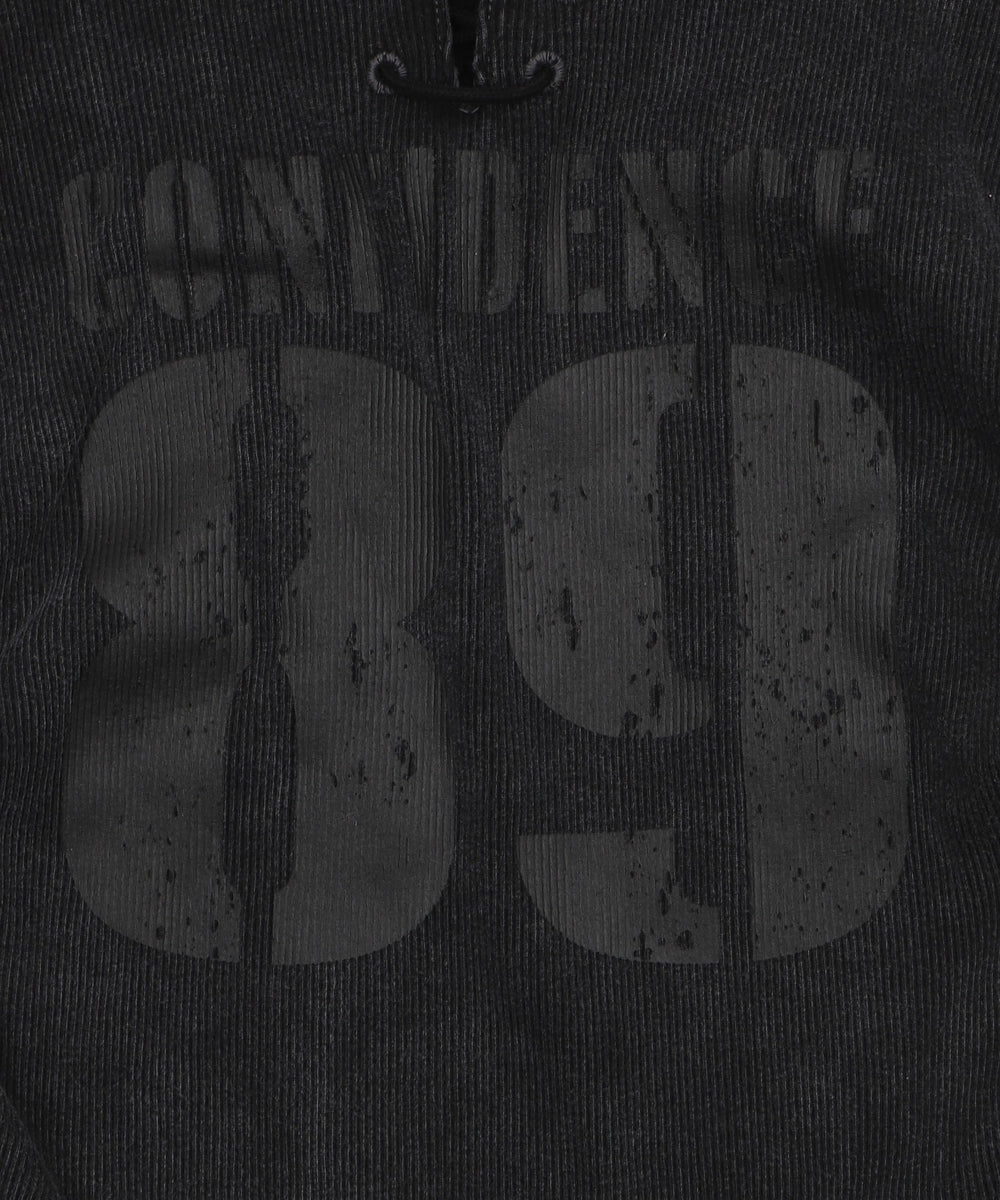 レースアップフードチビT