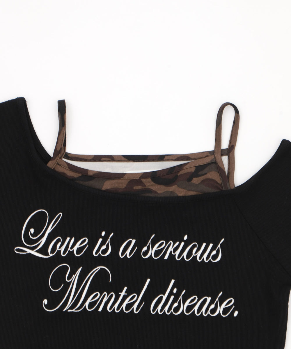 ドッキングオフショルデザインちびT