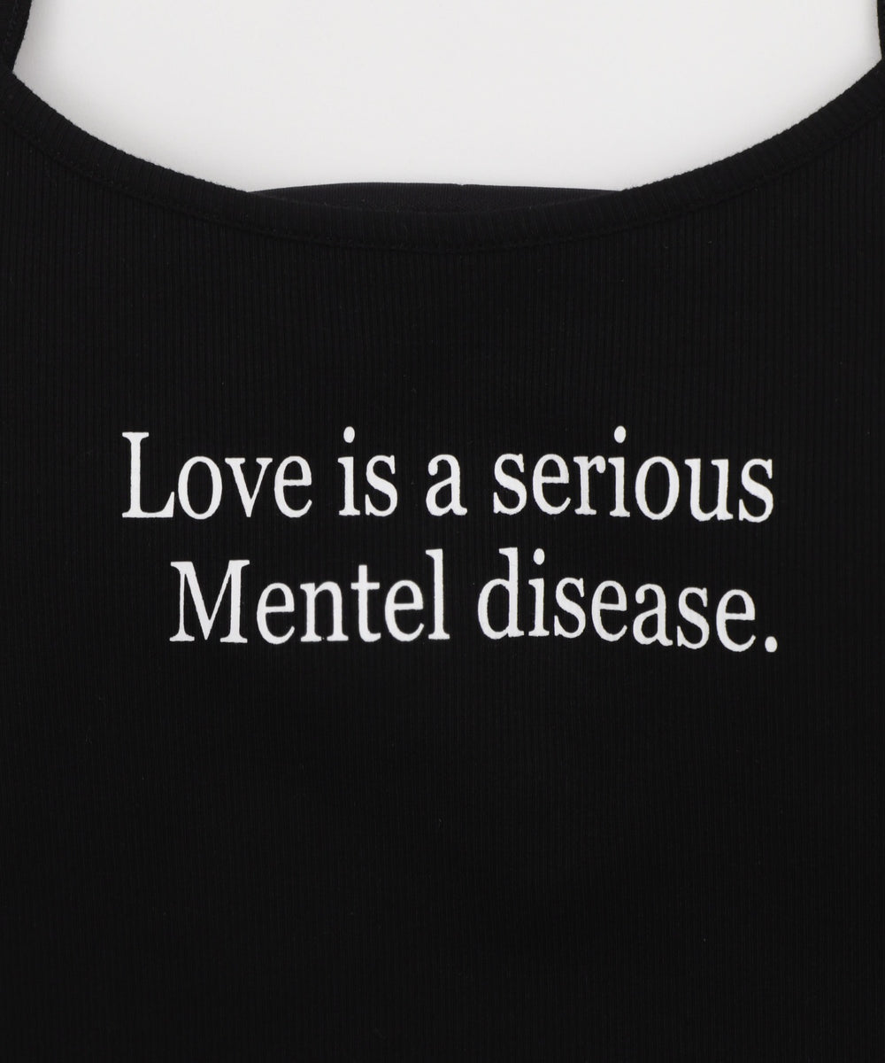 グラフィックプリントカップインキャミ