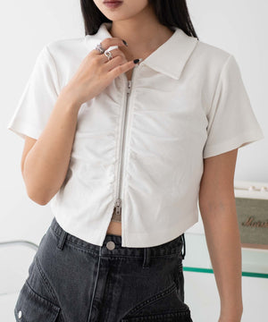 オフホワイト モデル：160cm F着用