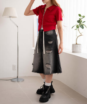 レッド モデル：155cm F着用