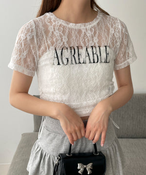 ホワイト モデル:157cm F着用