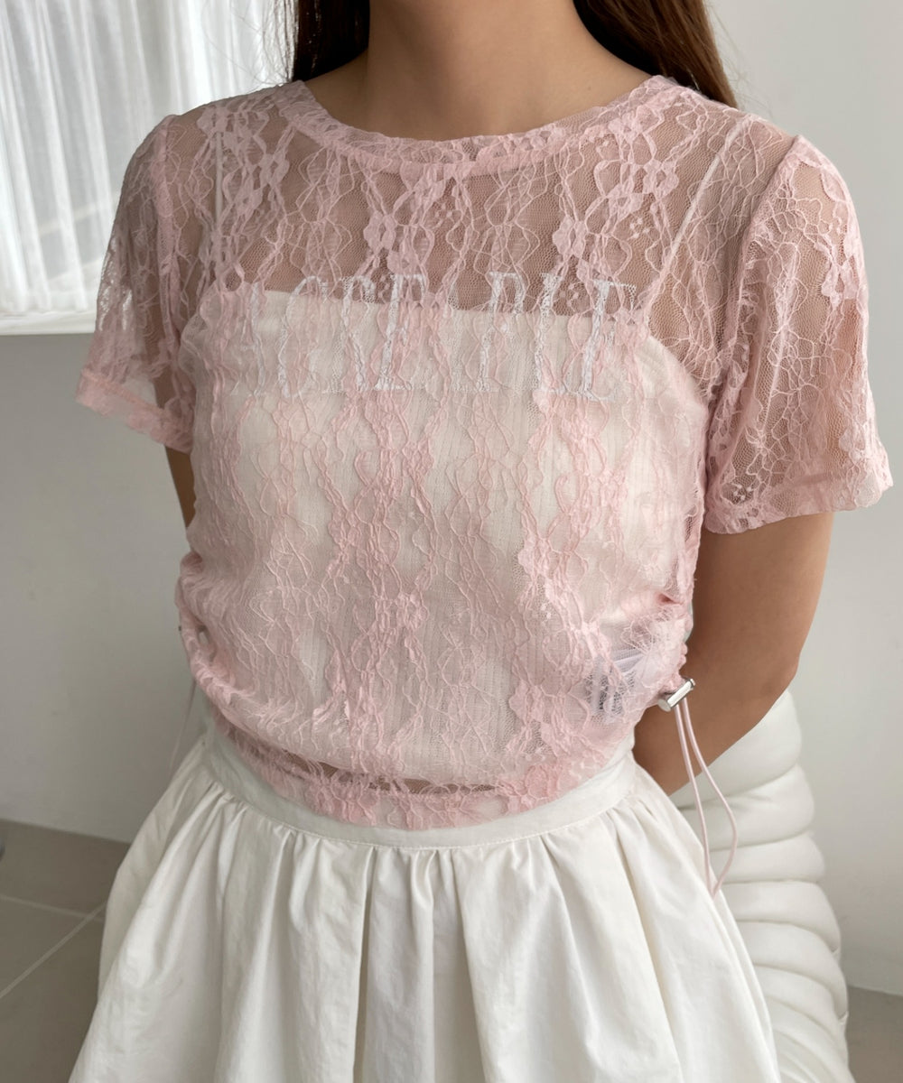 ピンク モデル:157cm F着用