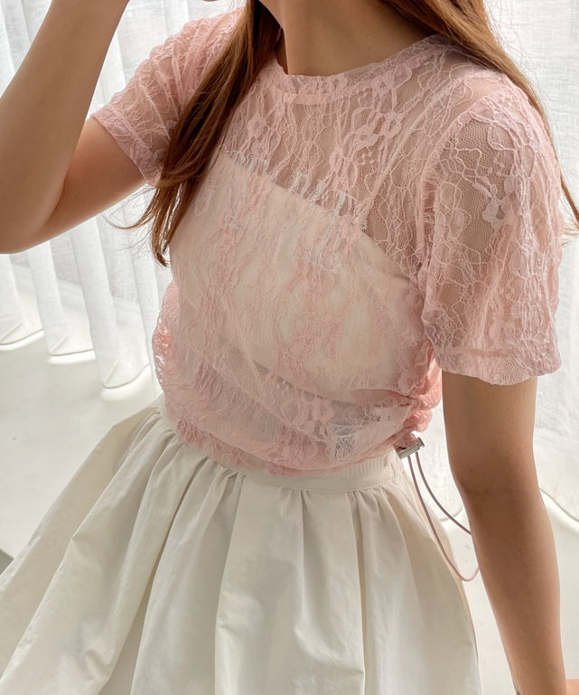 ピンク モデル:157cm F着用