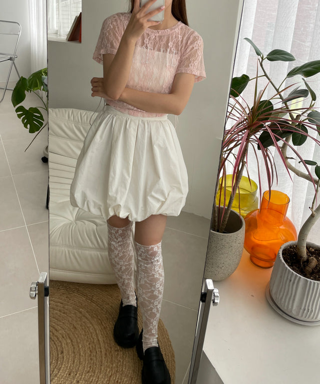 ピンク モデル:157cm F着用