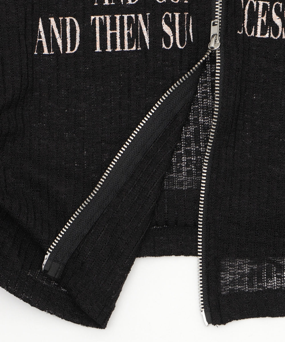 グラフィックシアーリブパーカー