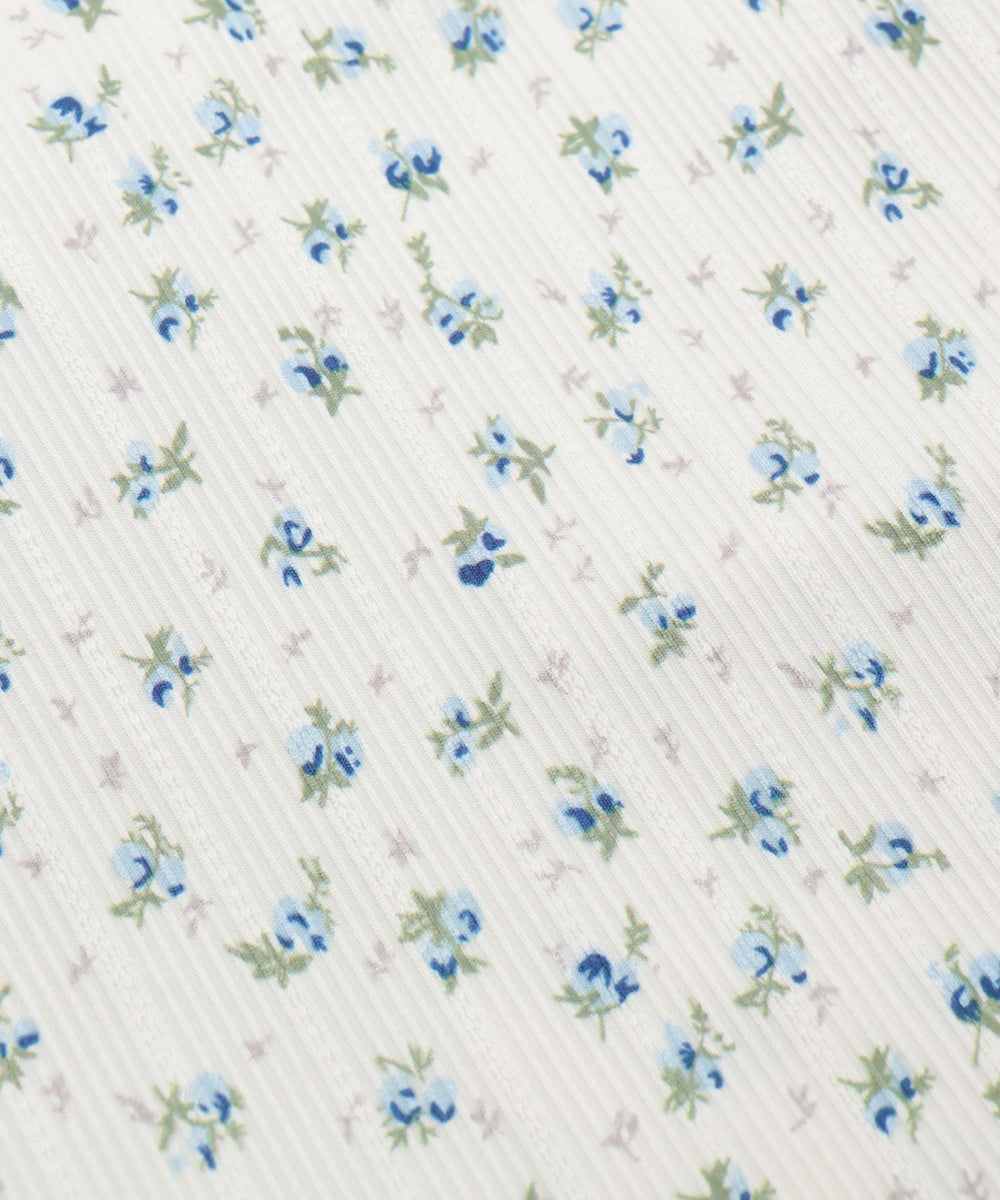 花柄レースカップインキャミ